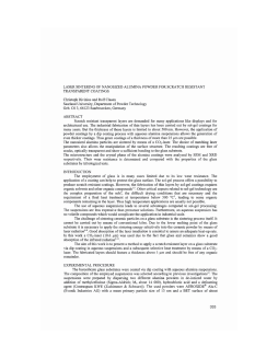 LASER SINTERING OF NANOSIZED ALUMINA POWDER FOR SCRATCH RESISTANT TRANSPARENT COATINGS_CT Vol 209.pdf