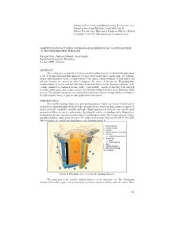 Additive Manufacturing of Drainage Segments for Cooling System of Crucible Melting Furnaces