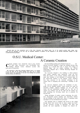 O.S.U. Medical Center: A Ceramic Creation 