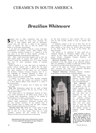 Brazilian Whiteware 