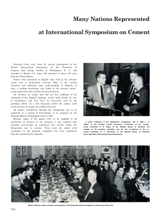 Many Nations Represented at International Symposium on Cement 