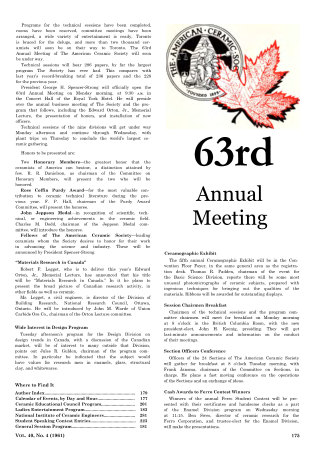 63rd Annual Meeting Program 