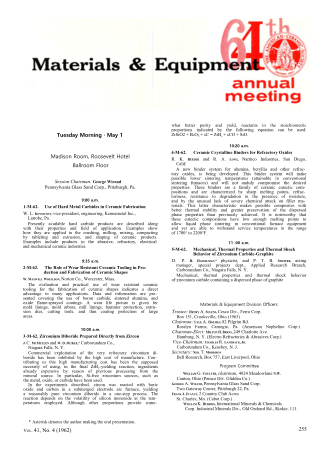 Materials & Equipment Division 