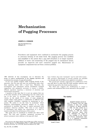 Mechanization of Pugging Processes 
