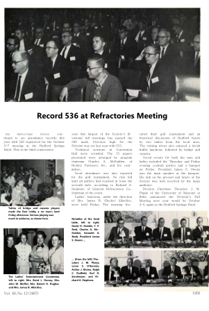 Record 536 at Refractories Meeting 