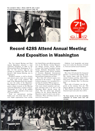 71st Annual Meeting Report 