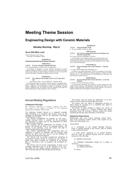 Meeting Theme Session 