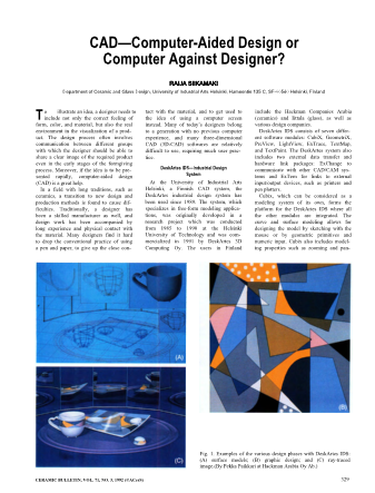 CAD-Computer-Aided Design or Computer Against Designer?