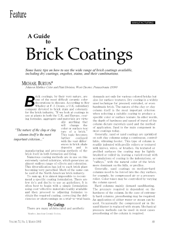 A Guide to Brick Coatings