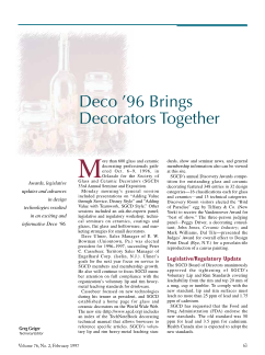 Deco ’96 brings decorators together