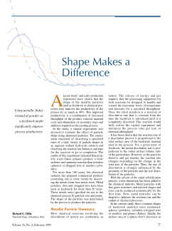 Shape makes a difference
