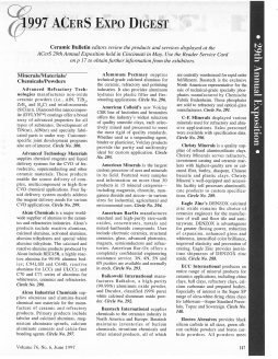 1997 ACerS expo digest