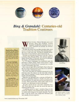 Bing & Grondahl: Centuries-old tradition continues
