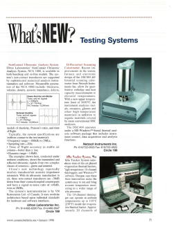 What’s new? Testing systems