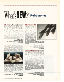 What’s new? Refractories
