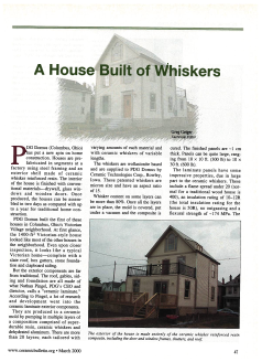 A House Built of Whiskers