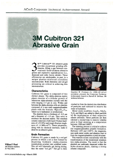 3M Cubitron 321 Abrasive Grain