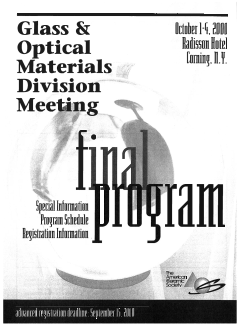 Glass & Optical Materials Division Meeting