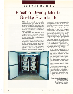 Manufacturing Briefs: Flexible Drying Meets Quality Standards