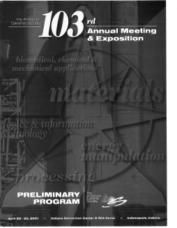 103rd ACerS Annual Meeting & Exposition