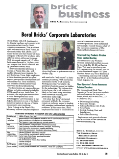 Brick business—Boral Bricks’ corporate laboratories