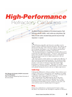 High-Performance Refractory Castables