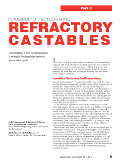 Permeability of Fiber-Containing Refractory Castables: Part II