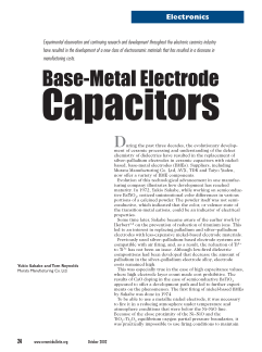 Base-Metal Electrode Capacitors