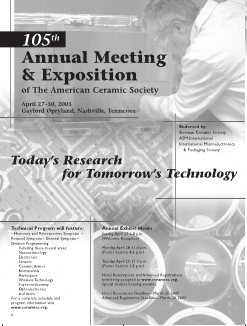 105th Annual Meeting & Exposition of The American Ceramic Society