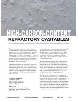 High-carbon-content refractory castables (full online article)