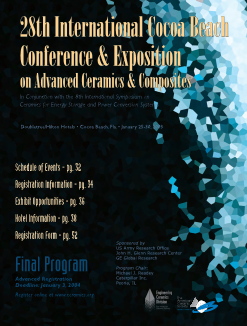 28th International Cocoa Beach Conference & Exposition on Advanced Ceramics & Composites 