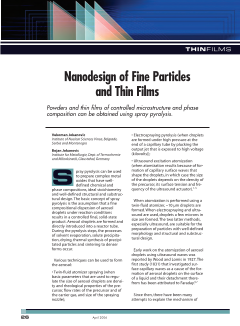 Nanodesign of Fine Particles and Thin Films