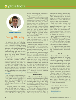 Glass Facts: Energy Efficiency