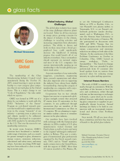 Glass facts—GMIC goes global
