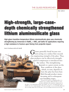 High-strength, large-case-depth chemically strengthened lithium aluminosilicate glass