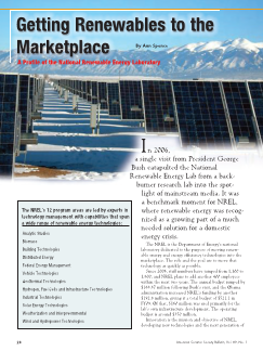 Getting renewables to the marketplace