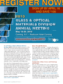 2010 Glass & Optical Materials Division Annual Meeting