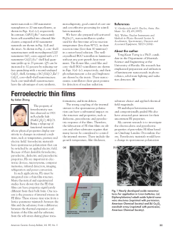 Ferroelectric thin films