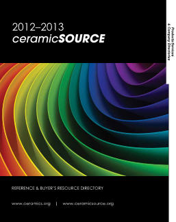 2012-2013 ceramicSOURCE