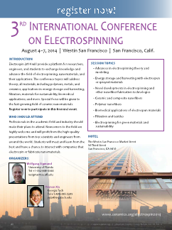 3rd International Conference on Electrospinning