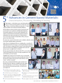 5th Advances in Cement-based Materials highlights