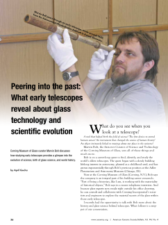 Peering into the past: What early telescopes reveal about glass technology and scientific evolution