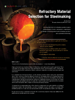 Refractory material selection for steelmaking