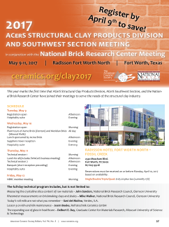 Structural Clay Products division and Southwest section meeting cover image