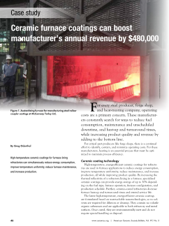 Ceramic furnace coatings can boost manufacturer’s annual revenue by $480,000 cover image