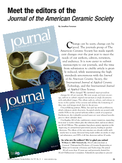 Meet the editors of the Journal of the American Ceramic Society