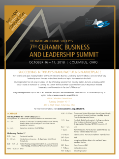 7th Ceramic Business and Leadership Summit