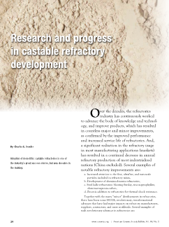 Research and progress in castable refractory development
