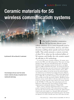 Ceramic materials for 5G wireless communication systems cover image
