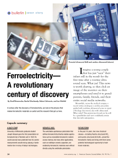 Ferroelectricity—A revolutionary century of discovery cover image